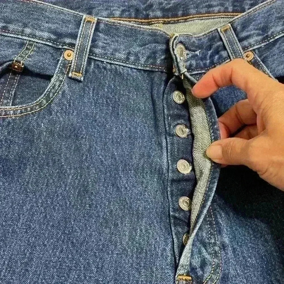 Men’s 38x30 Levi’s 501 Blue Denim Jeans. - Picture 5 of 8